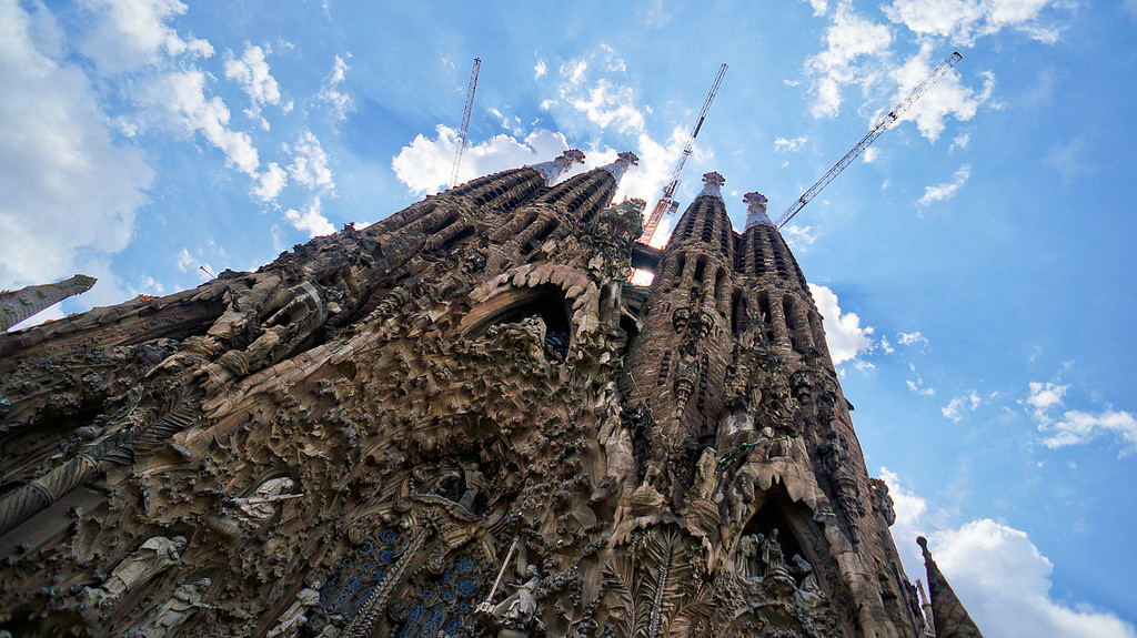 La Sagrada Familia. Photo by Antonio Tajuelo via Flickr CC