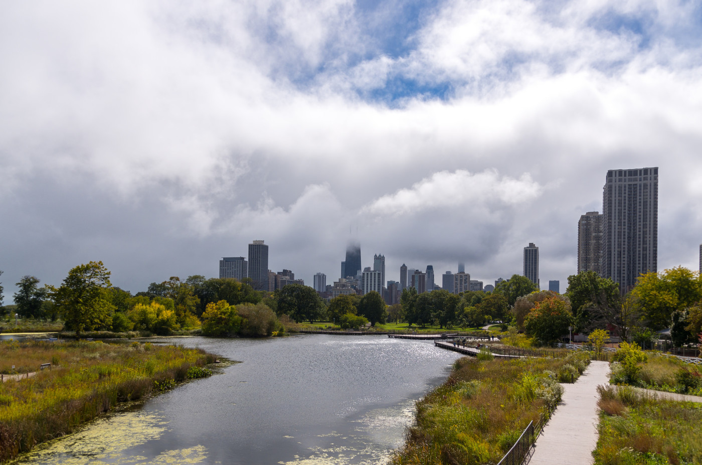 Chicago Skyline from Lincoln Park Zoo. Photo by Andrew Seaman via Flickr CC
