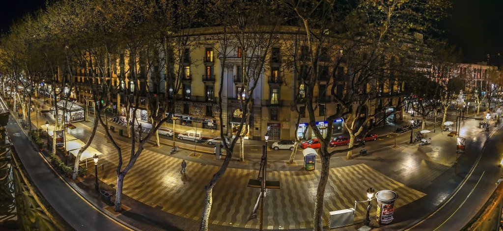 Las Ramblas in Barcelona. Photo by Luc Mercelis via Flickr CC 