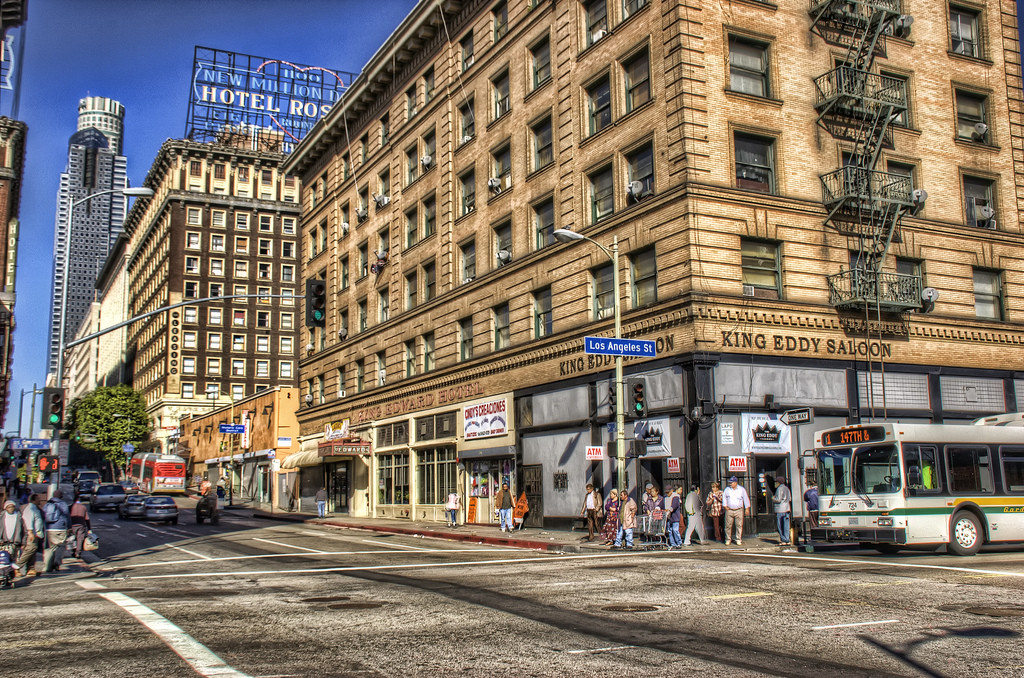 Los Angeles Blvd, Los Angeles, CA. Photo by Neil Kremer via Flickr CC 