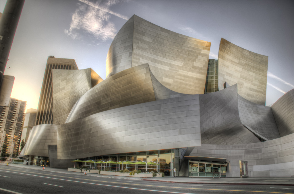 Disney Concert Hall, Downtown Los Angeles. Photo via Flickr CC Neil Kremer