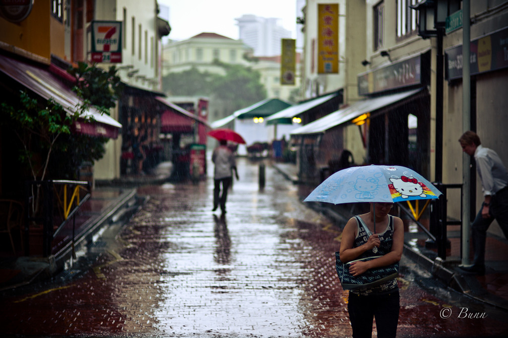 Rainy in Singapore. Photo by _Bunn_ via Flickr CC