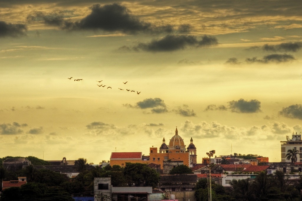 Cartagena at sunset, photo by mariusz kluzniak via Flickr CC