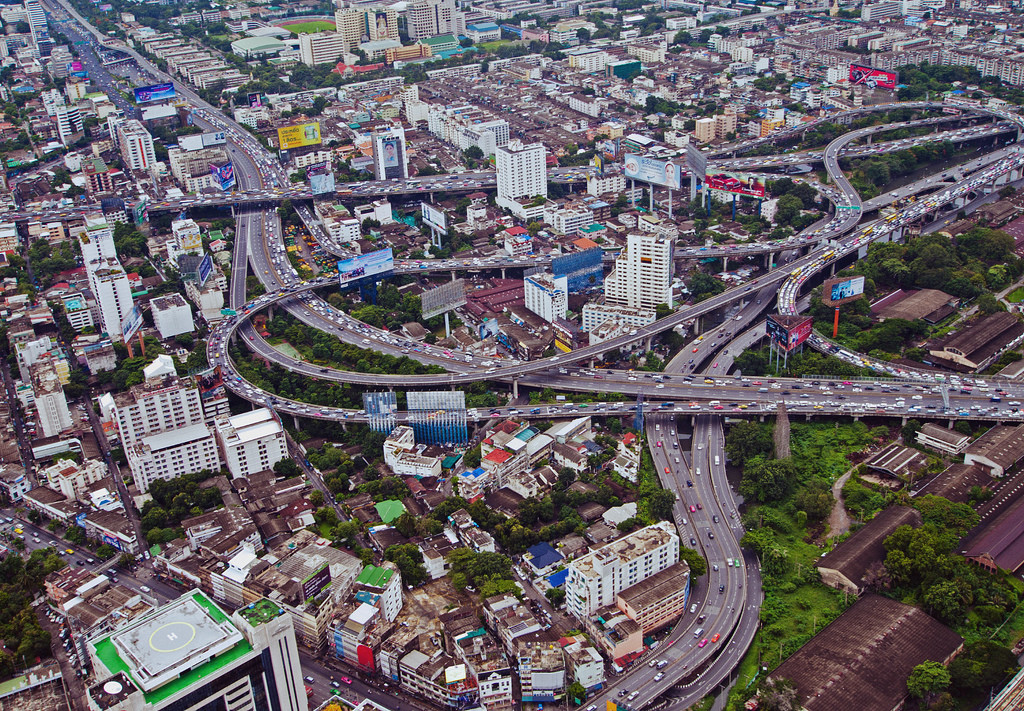 Bangkok from above. 