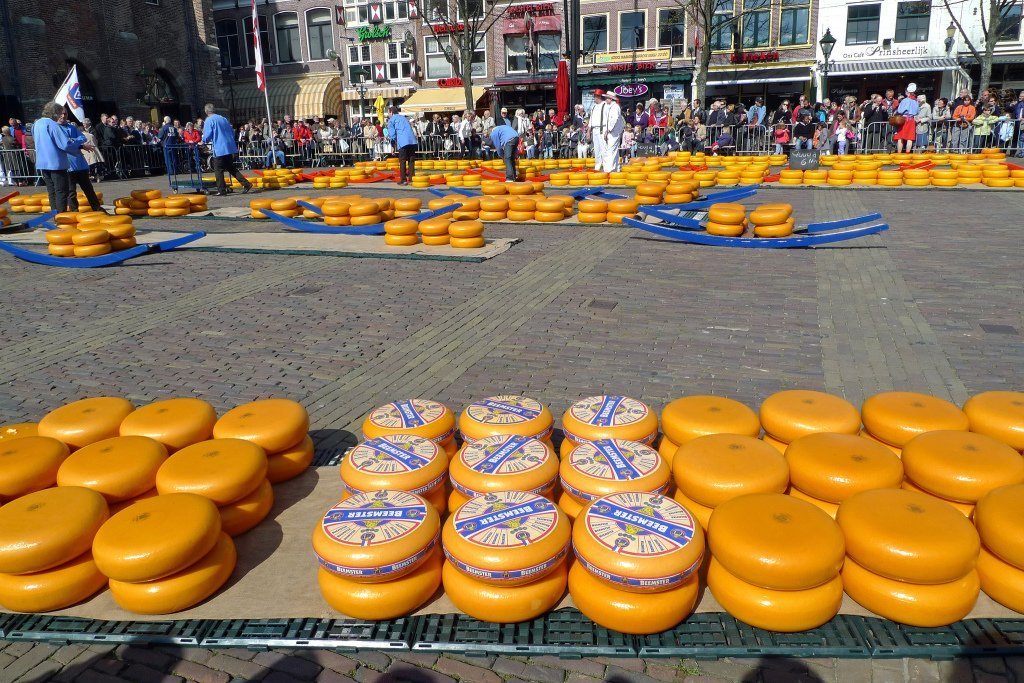 Cheese Market in Alkmaar, Netherlands