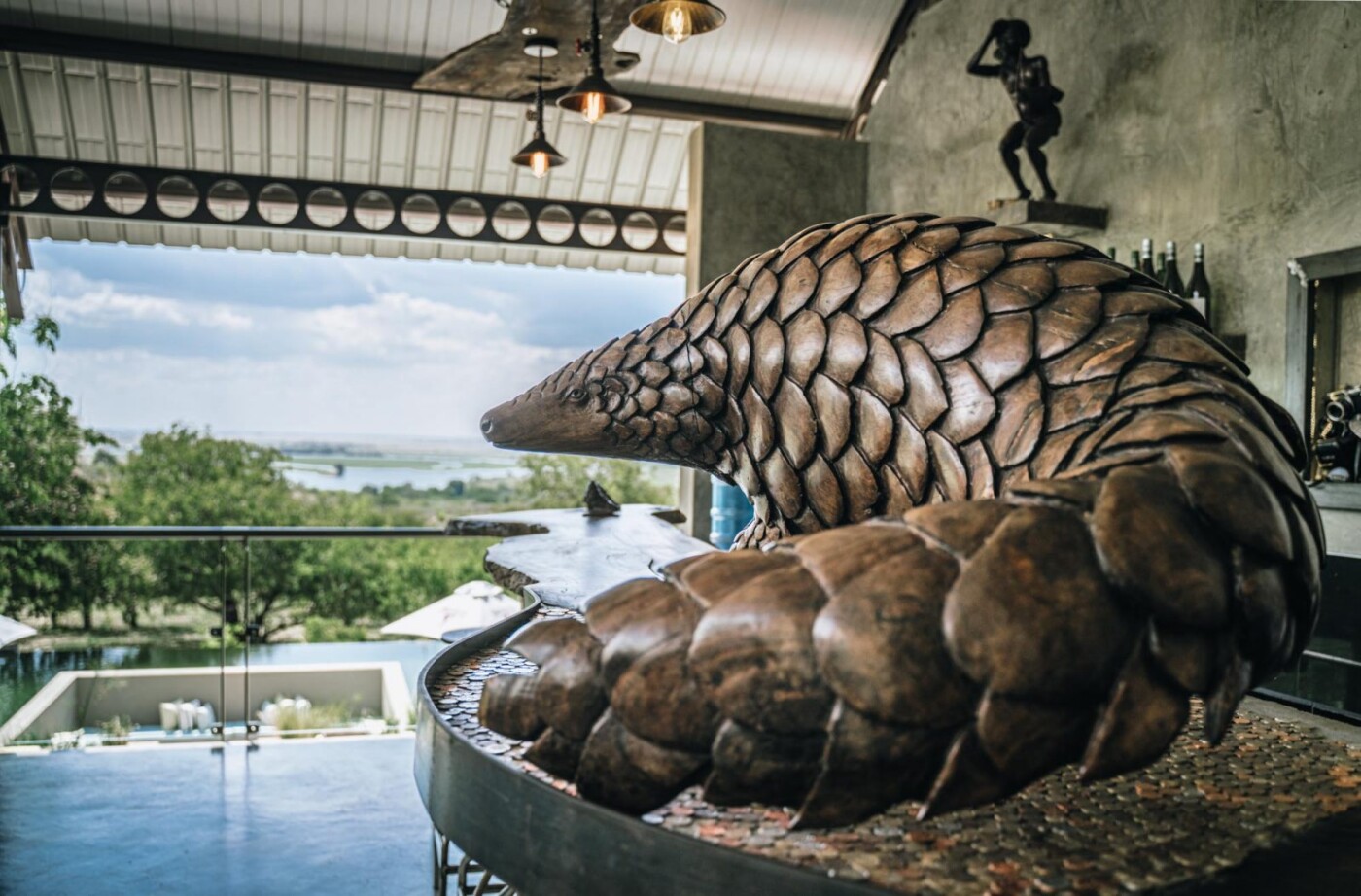 Africa Botswana Pangolin Chobe hotel