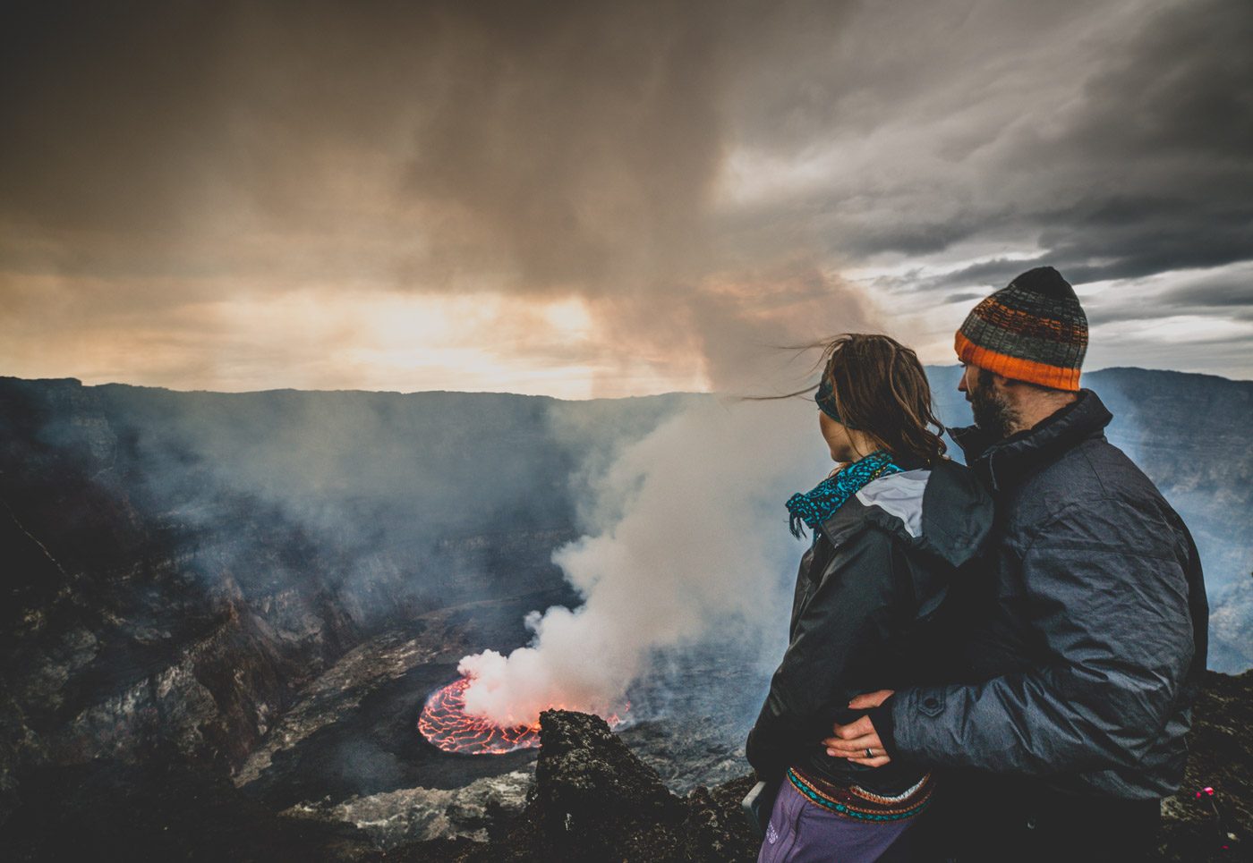 Watching the Nyiragongo Volcanos