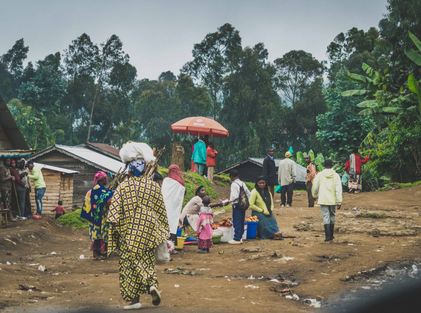 Africa Congo DRC Virunga village 5667