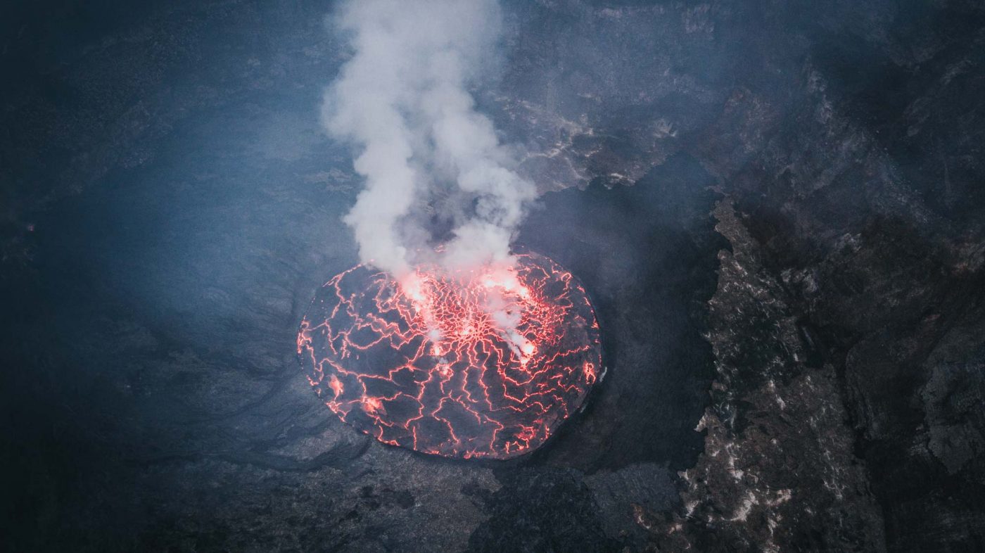 Nyiragongo Volcano Crater