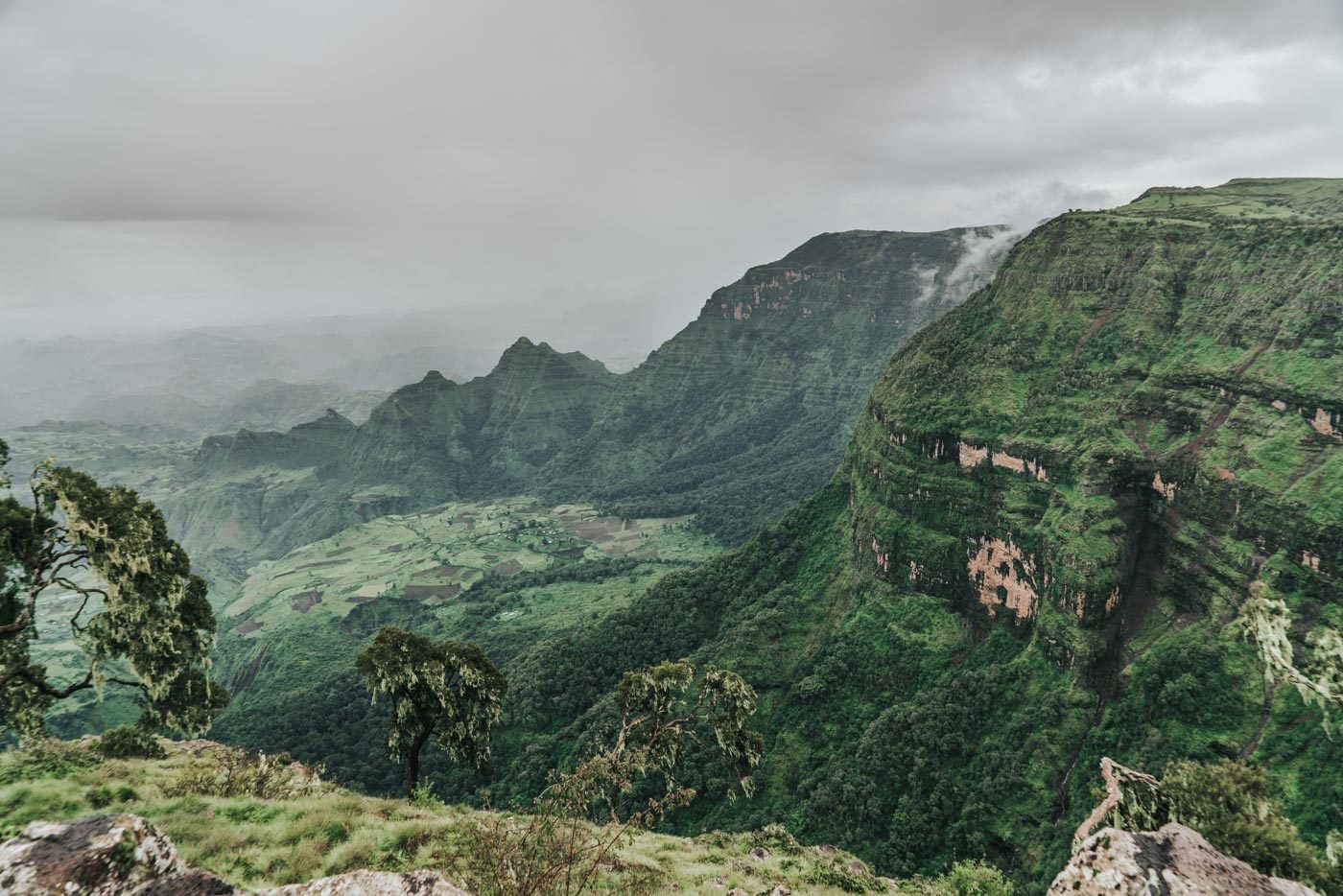 Views of Simien Mountains National Park, Ethiopia