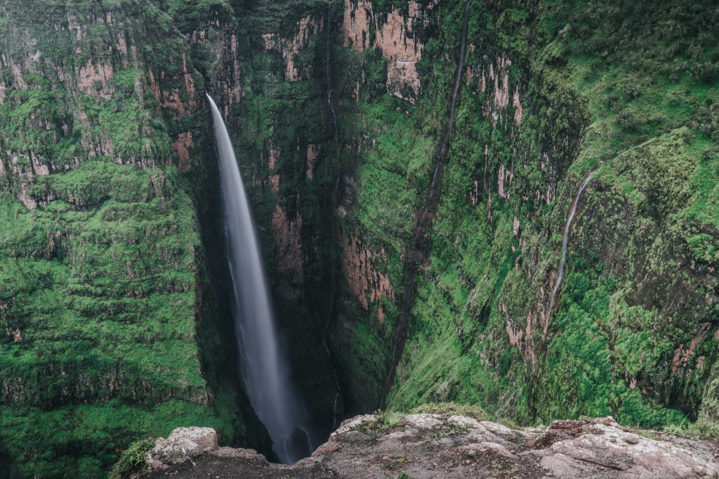 Jinbar Waterfall, Simien Mountains National Park