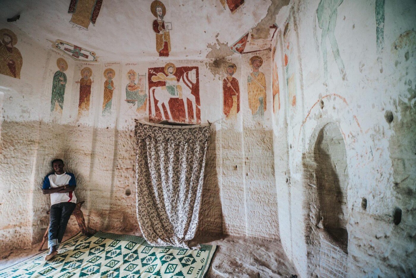 Inside Maryam Kotor church, Gheralta, Tigray Region 