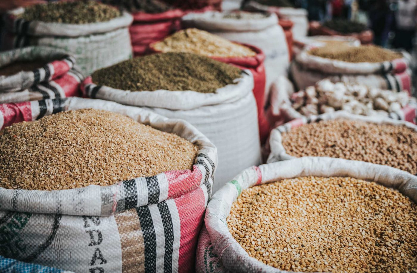 Lentils and other legumes provide much needed protein in vegetarian dishes serves around Ethiopia during fasting days