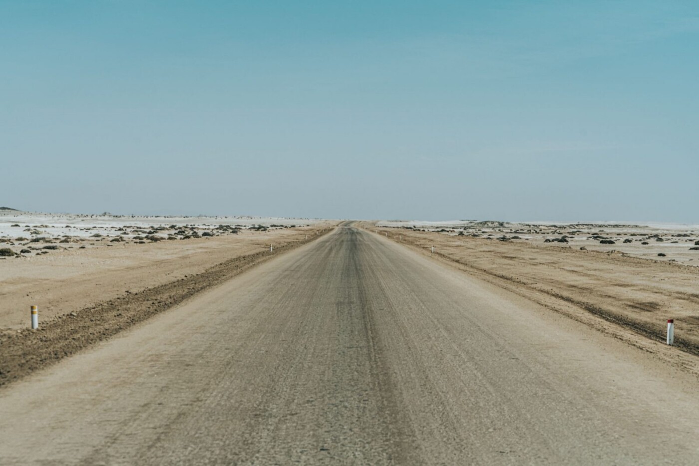 Driving along the Skeleton Coast