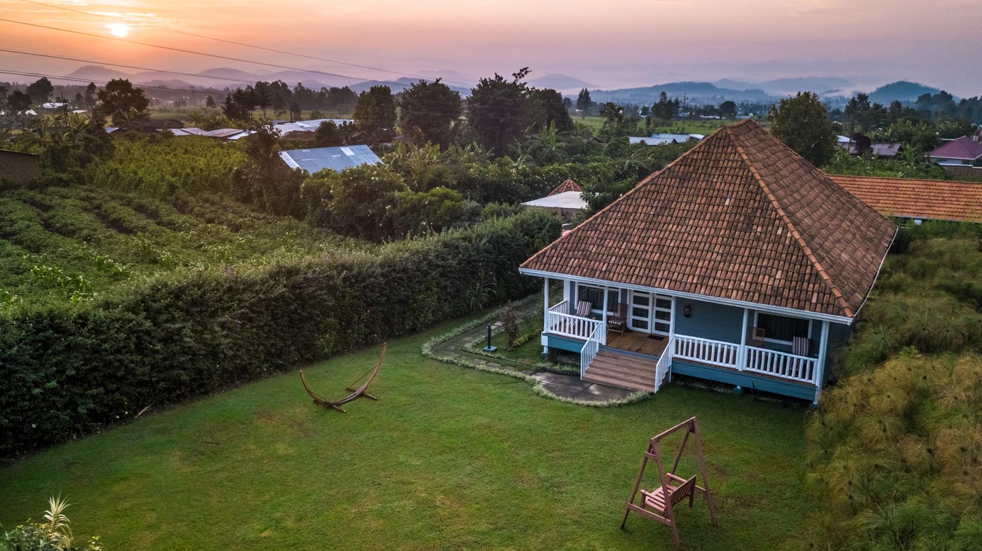 gorilla trekking Rwanda accommodation at Five Volcanoes Hotel