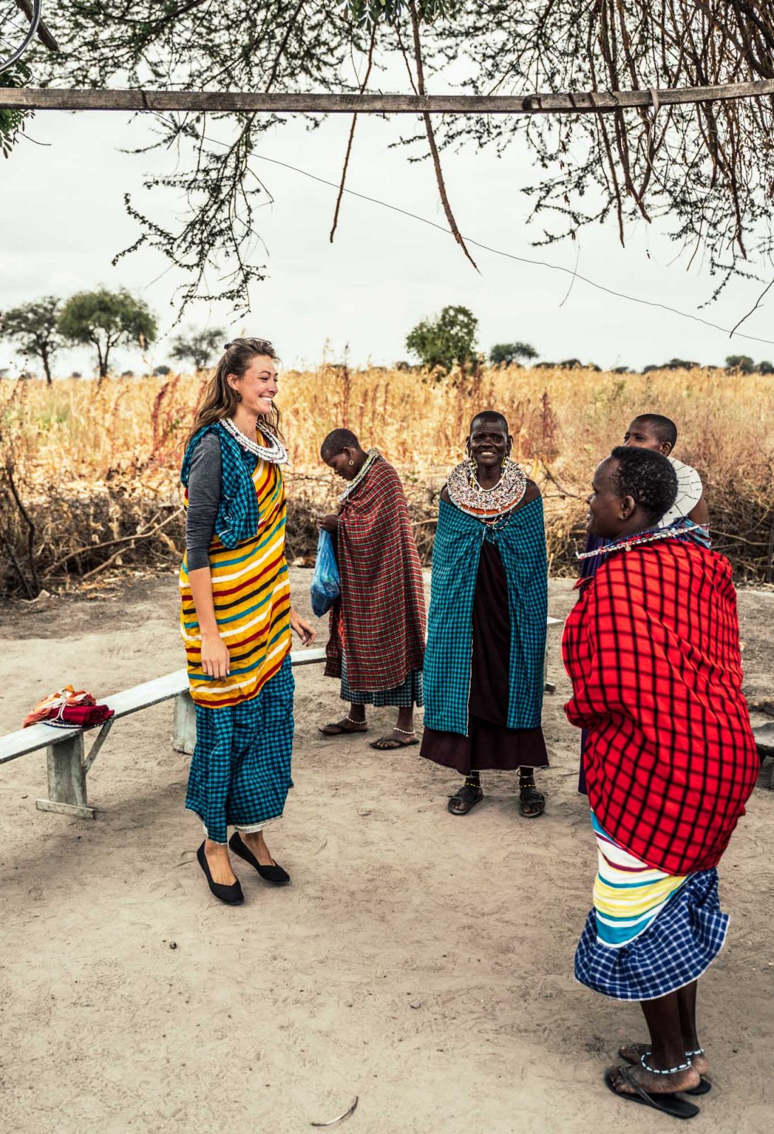 Maasai dancing, Serengeti