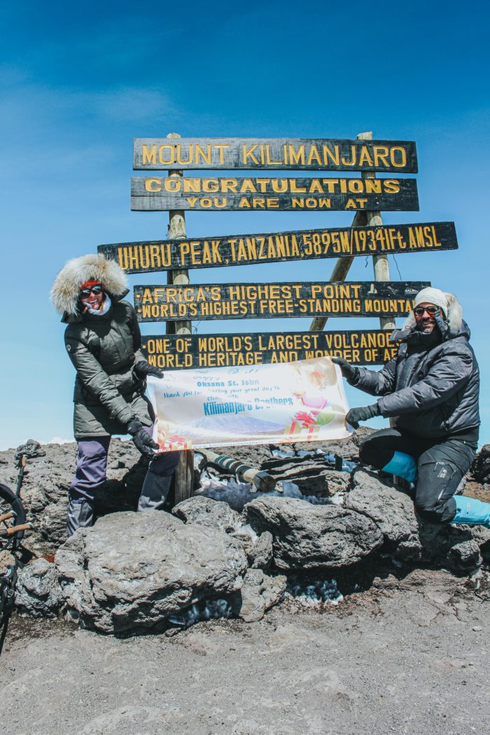 Africa Tanzania Mt Kilimanjaro summit OM 6135