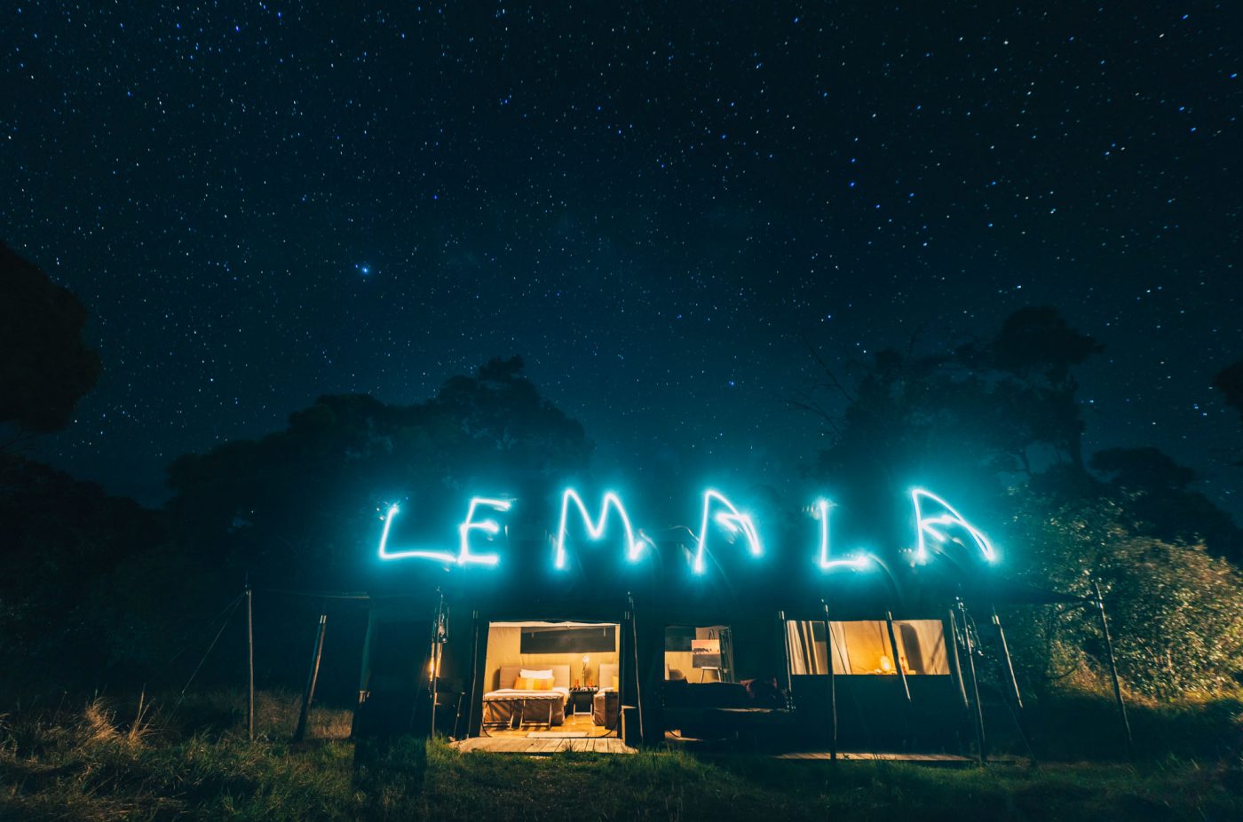 Lemala Ewanjan camp sign