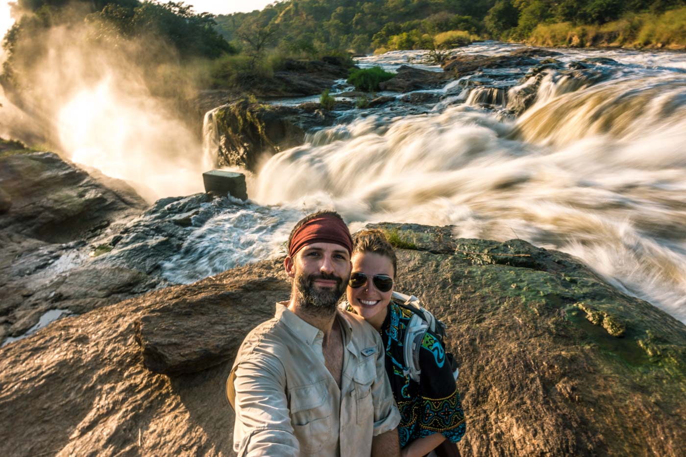 At Murchison Falls in Uganda