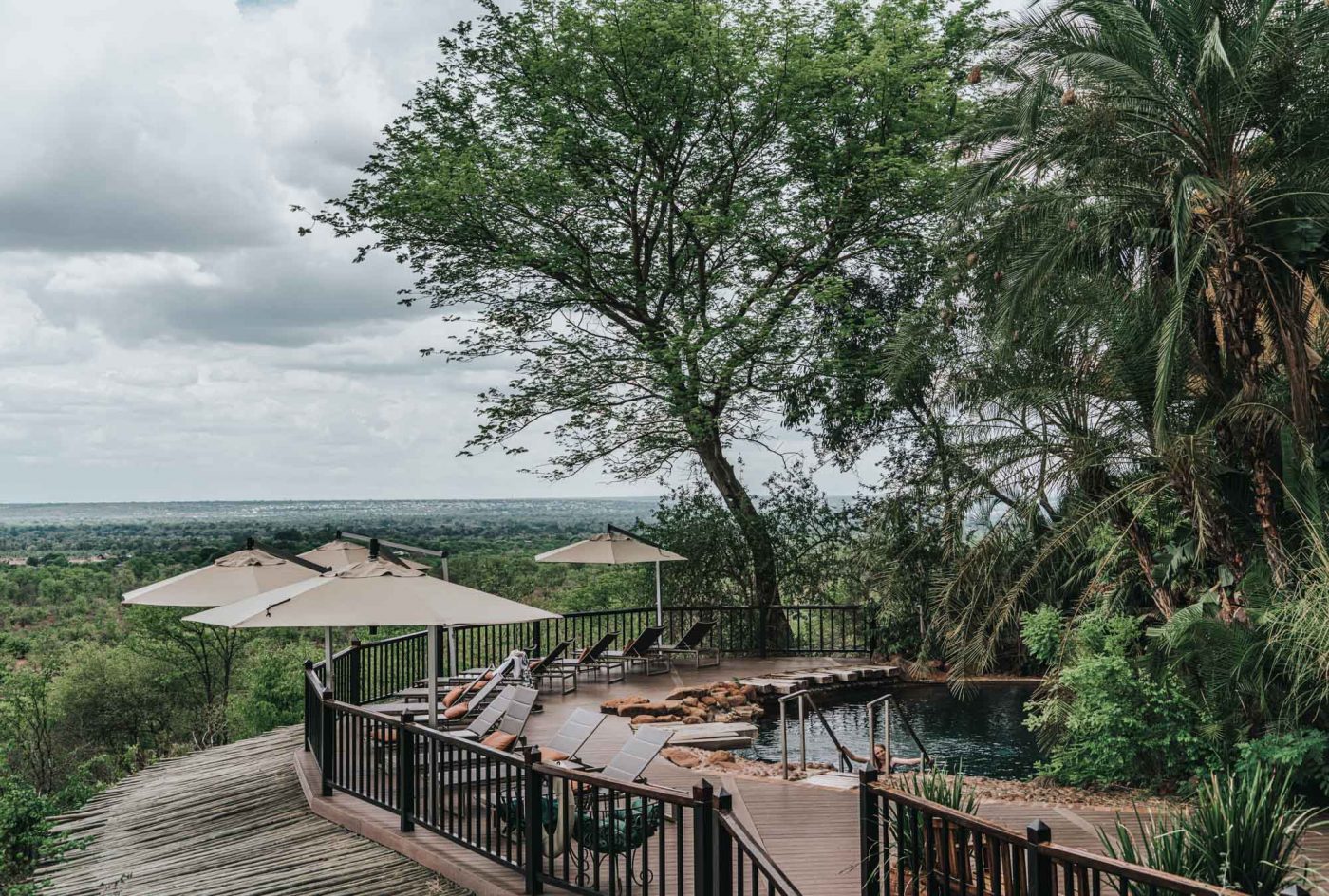 Africa Zimbabwe Victoria Falls Safari Lodge pool 06357
