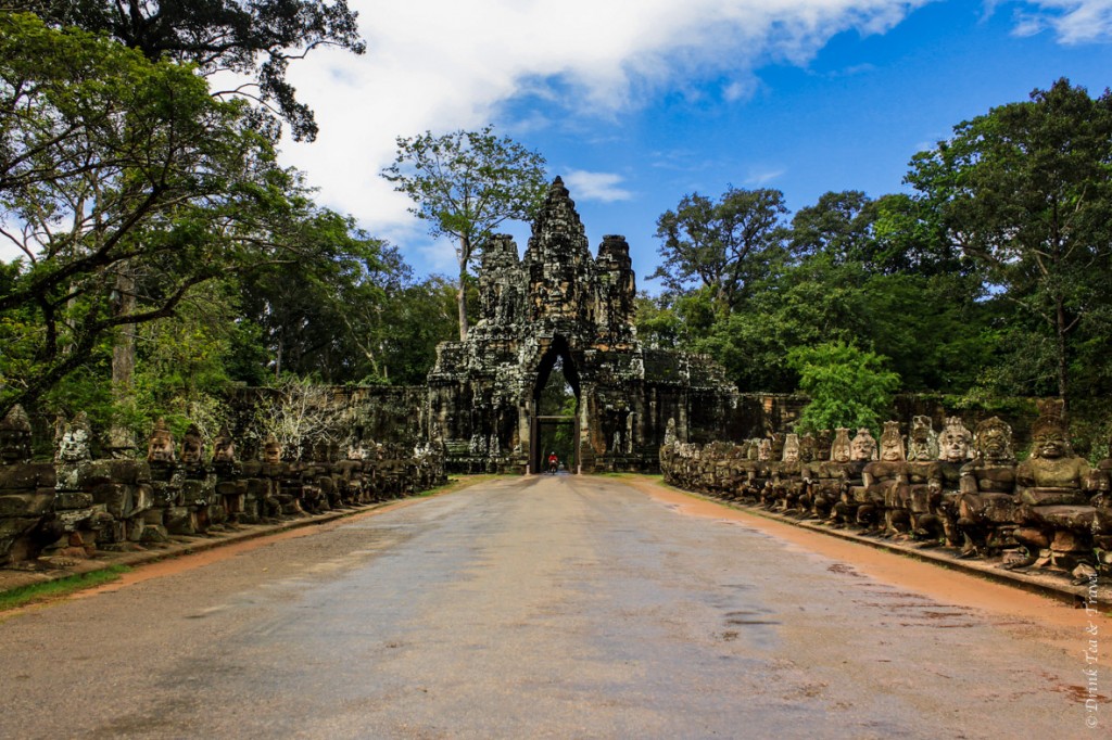South Gate entrance into Angkor Thom complex