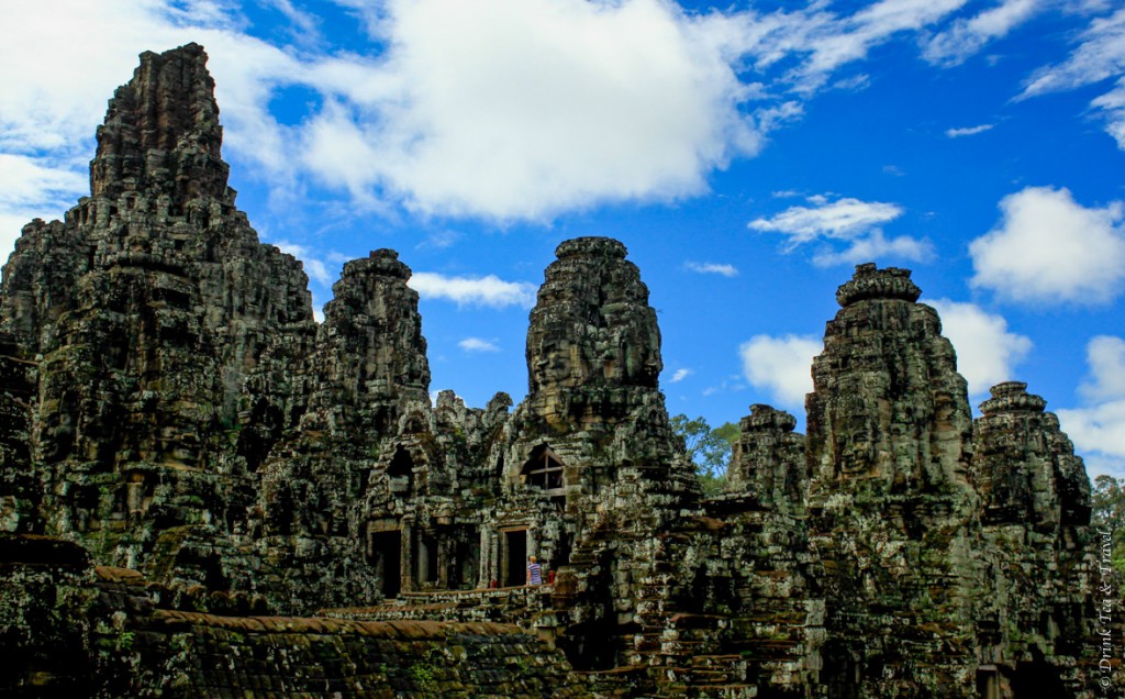 Inside Angkor Thom: Bayon Temple