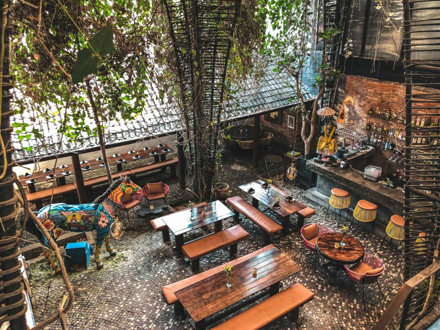 Asia Indonesia Bali Ubud La Pacha Mama restaurant 1262