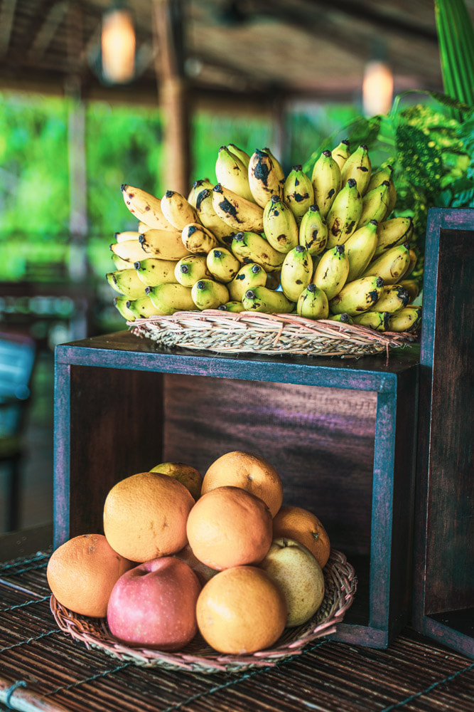 Breakfast buffet at Papua Paradise Eco Resort