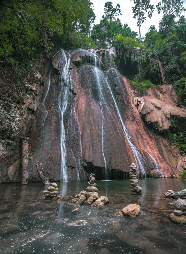 Asia Indonesia Raja Ampat Papua Paradise waterfall 01604
