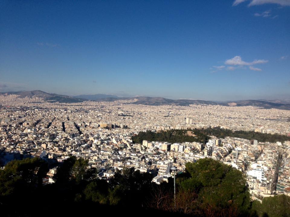 Athens from Lycabetus hill