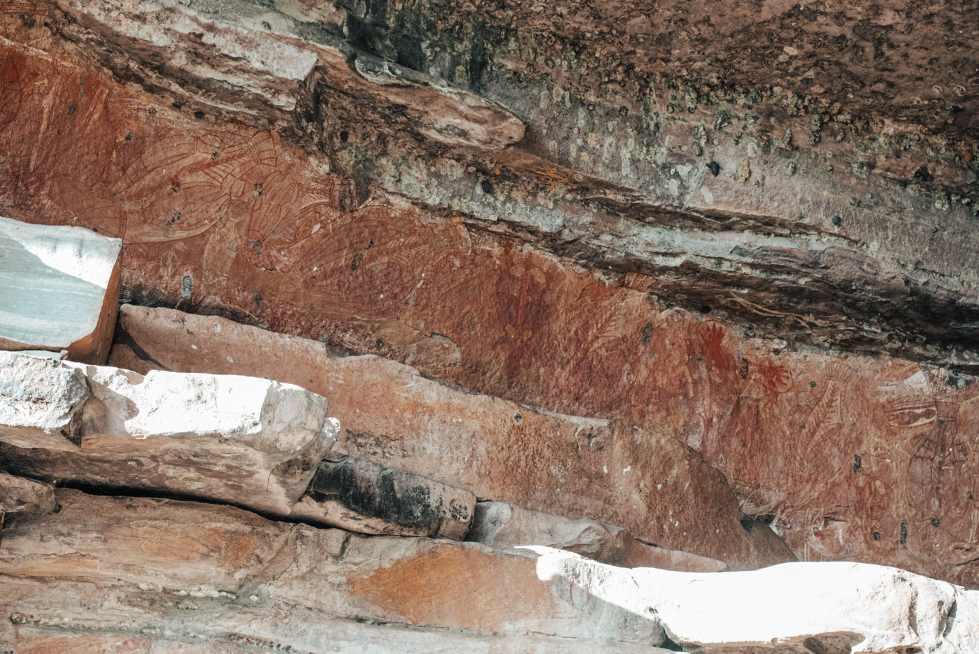 Austalia NT Top End Kakadu National Park Ubirr rock art 01841