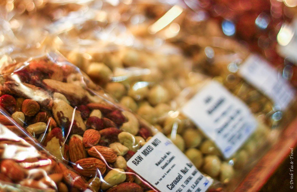 Nut shop at the Adelaide Central Market