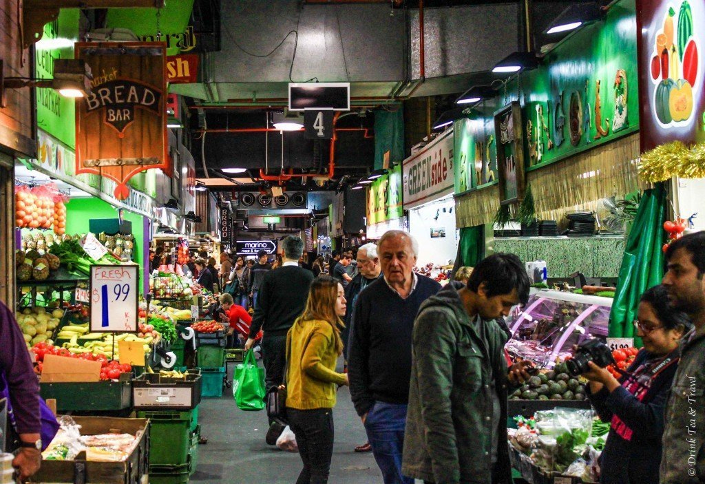 Trip to Australia cost: Laneway inside Adelaide Central Market