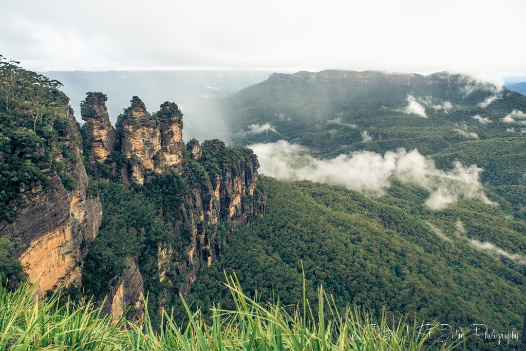 Trip to Australia cost: Three Sisters, Blue Mountains, NSW, Australia