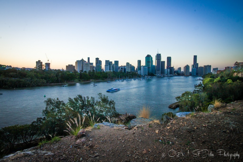 View from Kangaroo Point, Brisbane, Australia