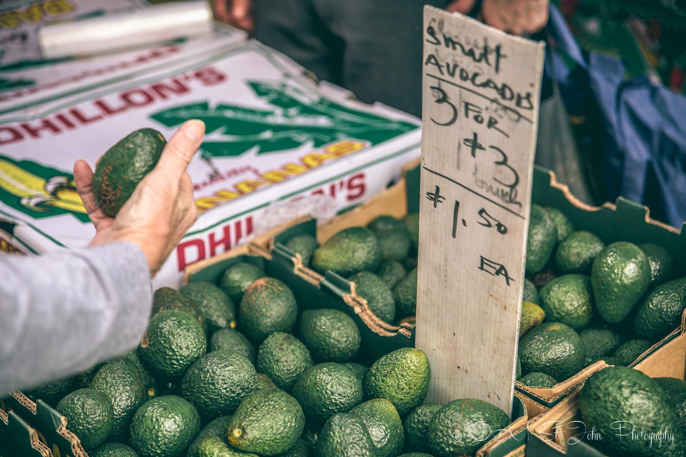 Farmers market selling vegetables and food in Brisbane. Australia