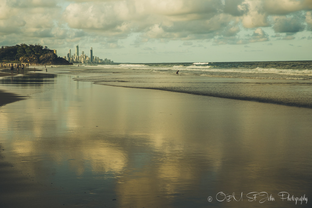 Sydney to Brisbane road trip: Burleigh Heads Beach, Gold Coast, QLD