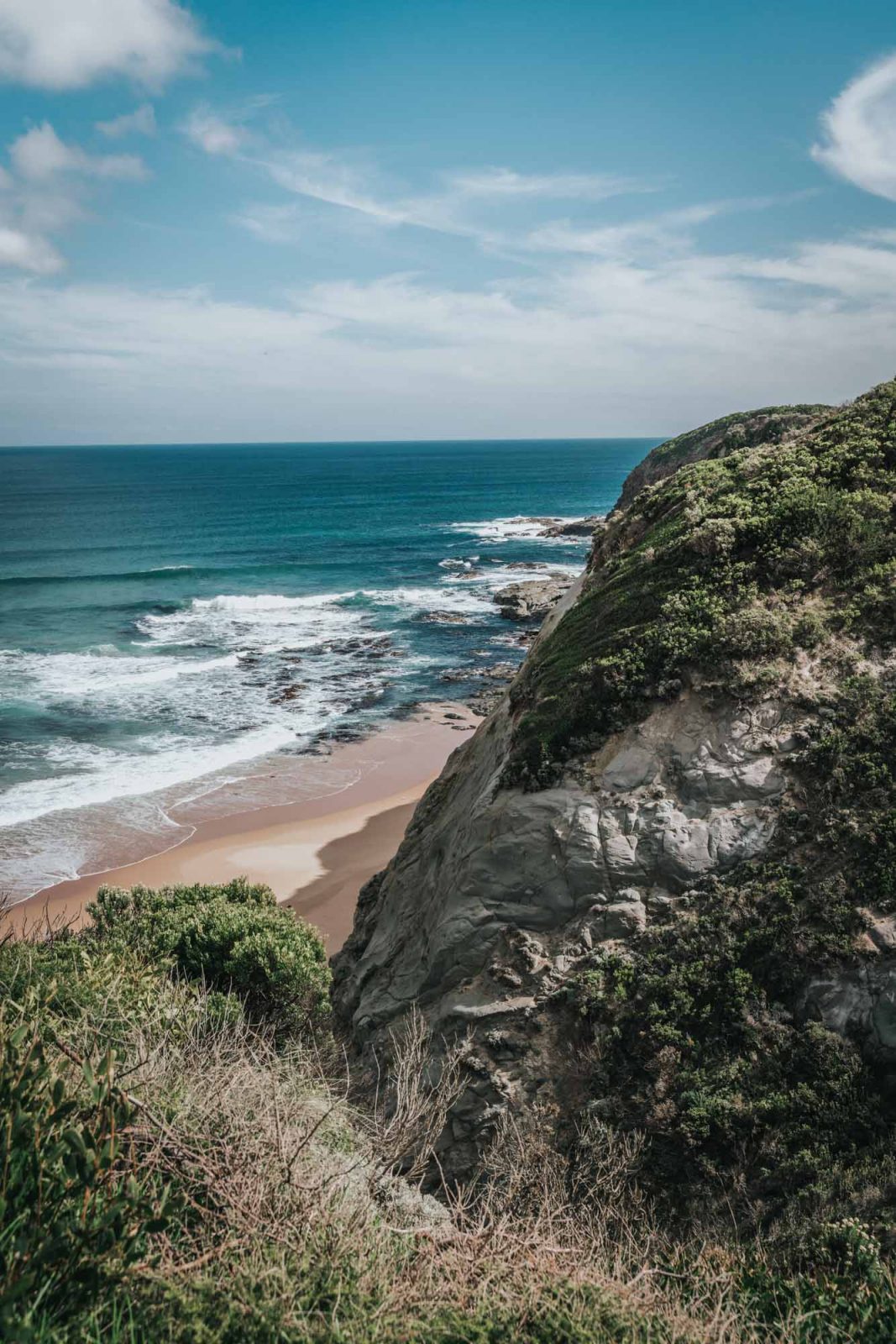 Oksana at Castle Cove, Great Ocean Road