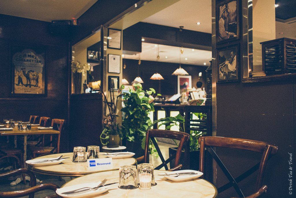 A cozy little corner just for us. Loved the decor inside Goldfish Bar. Hunter Valley. NSW Australia