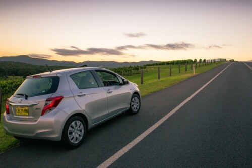 Car in Hunter Valley, Australia