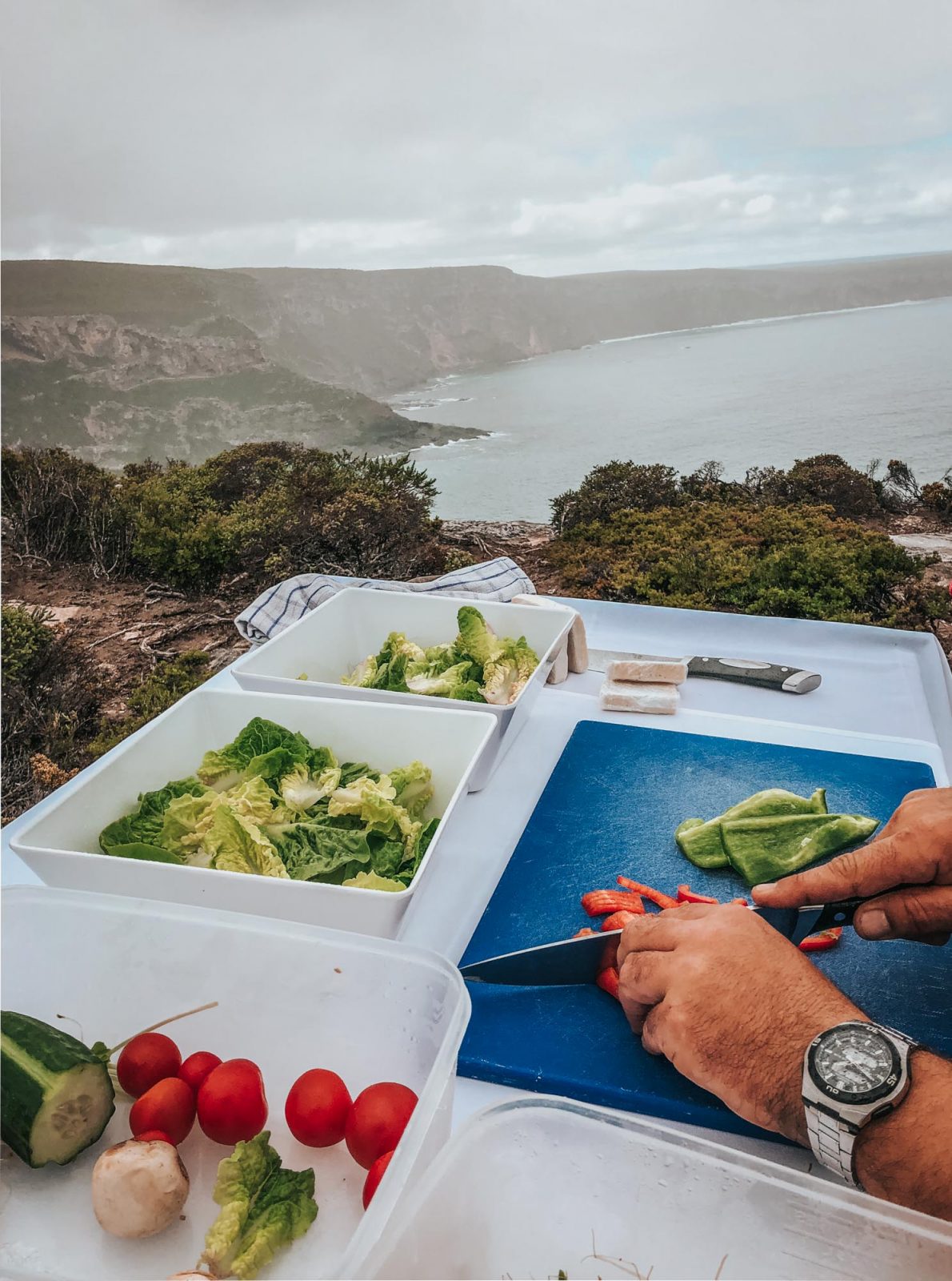 Australia Kangaroo Island lunch 7901