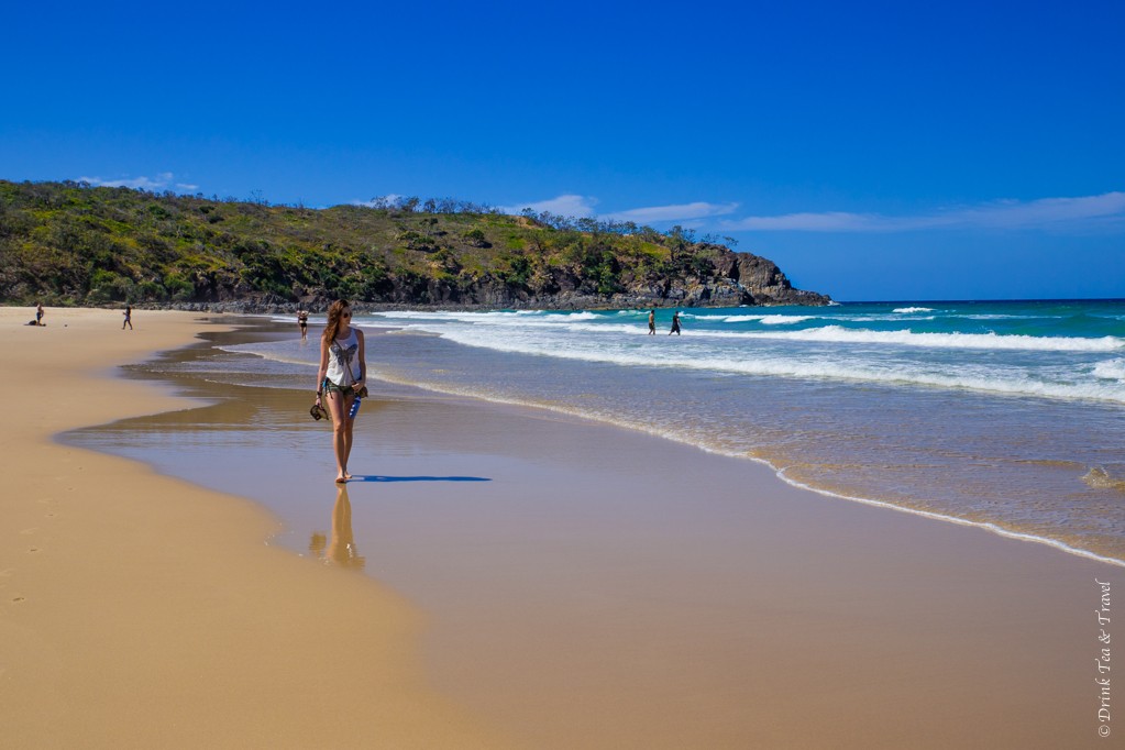 Strolling along Alexandria Bay Beach, Noosa National Park