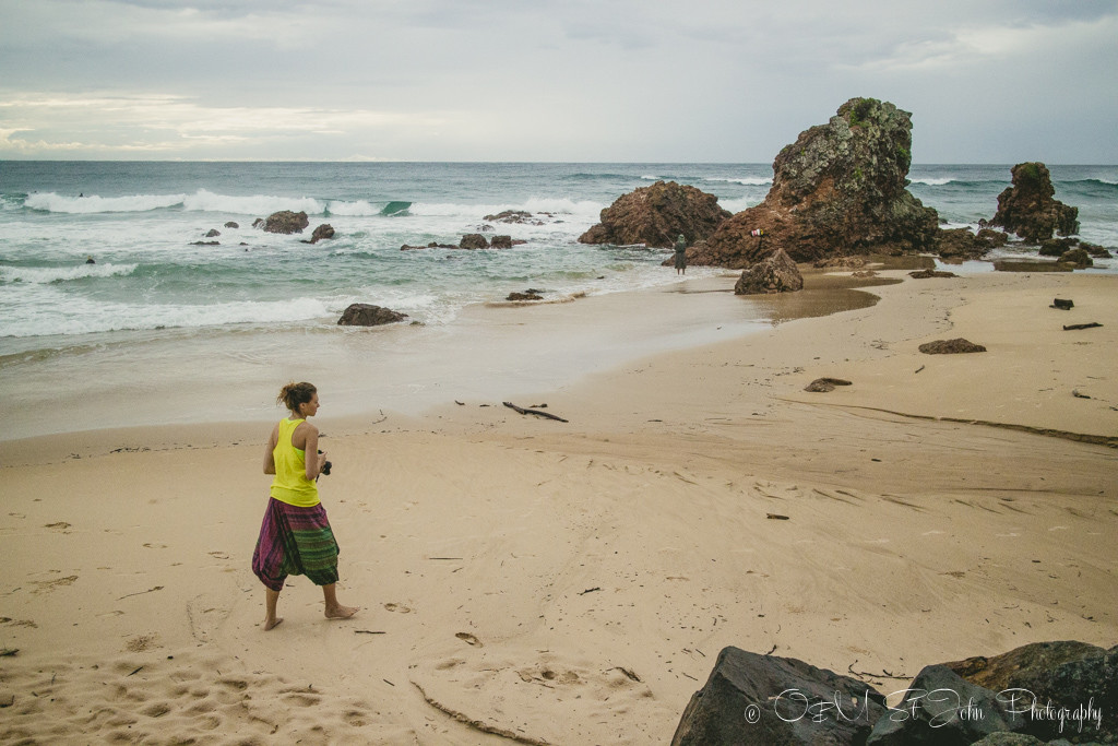 Early morning exploring with camera in hand. Flynn's Beach. Port Macquarie