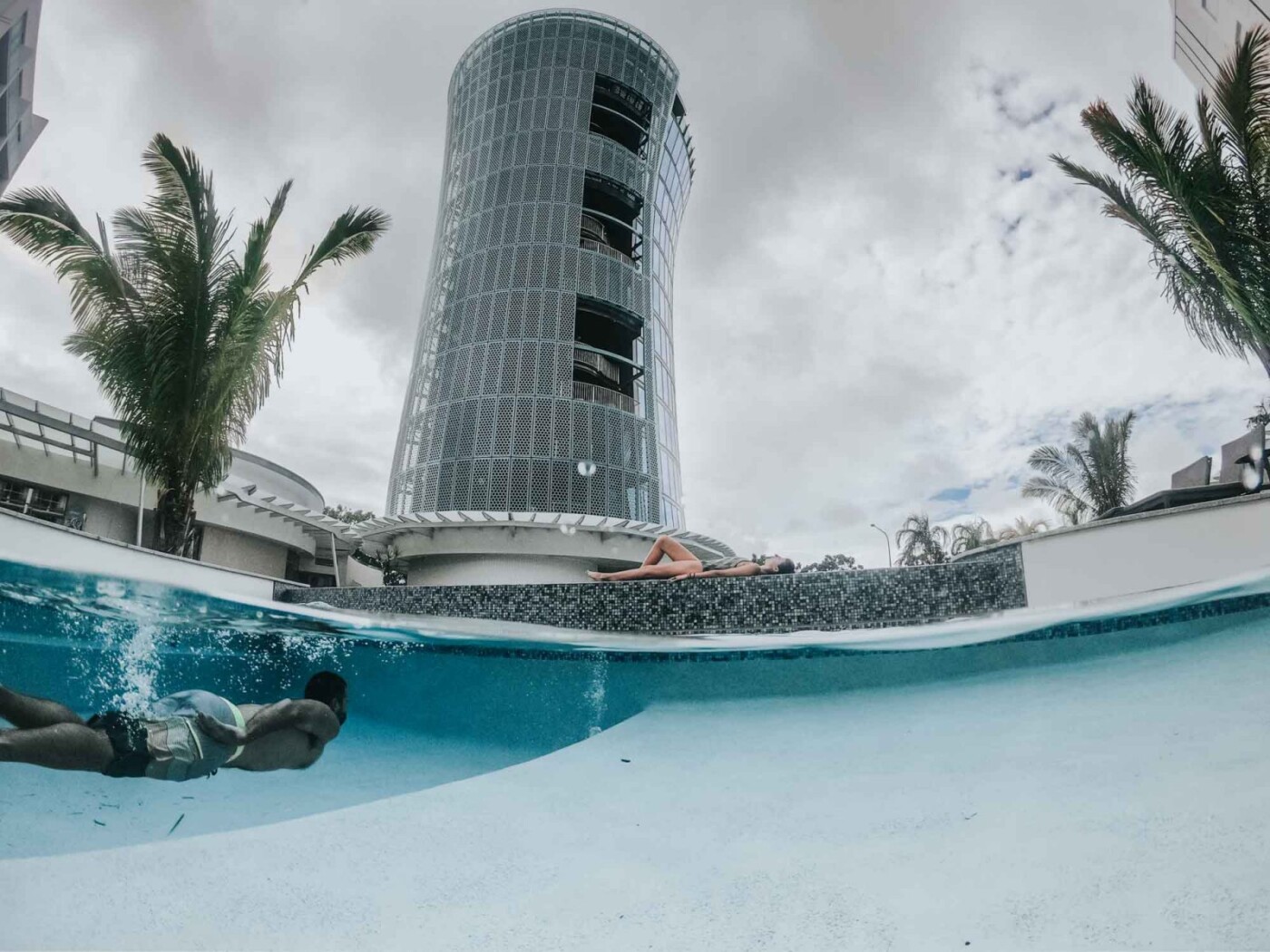 Pool at Riley, eco hotel in Cairns