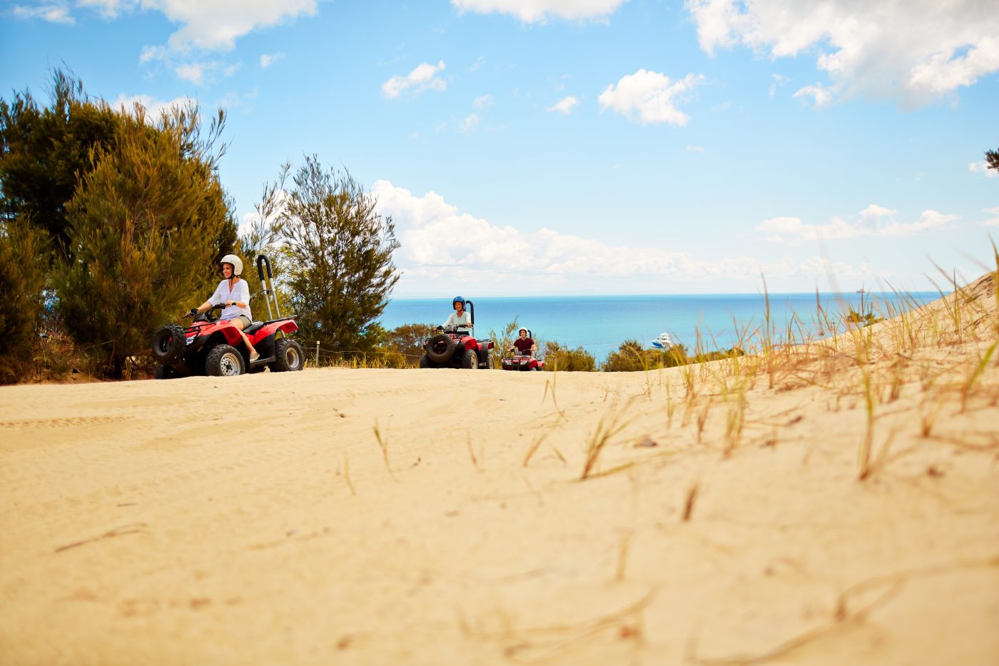 Quad Biking in Moreton Island, day trips from brisbane