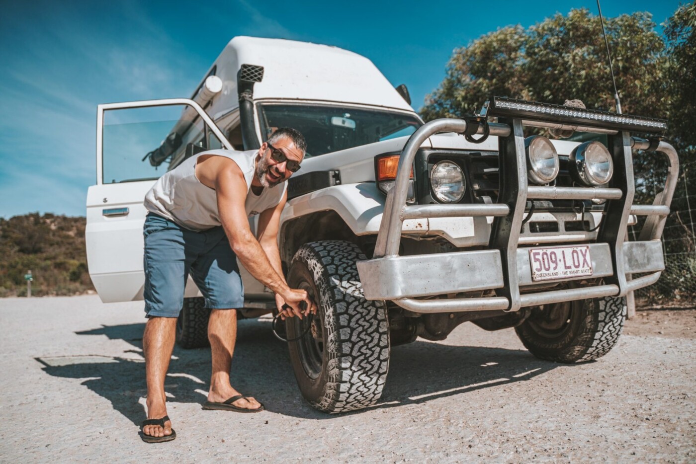 Max with Campervan Troopy