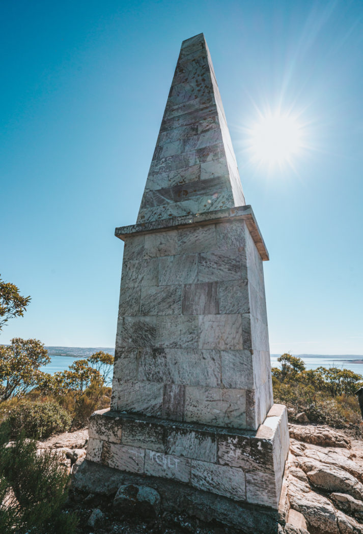 Australia SA Eyre Peninsula Lincoln National Park stamford hill monument 03742