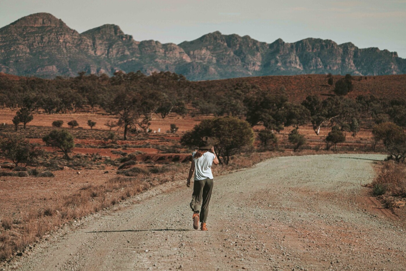 Oksana at Ikara Flinders Ranges National Park