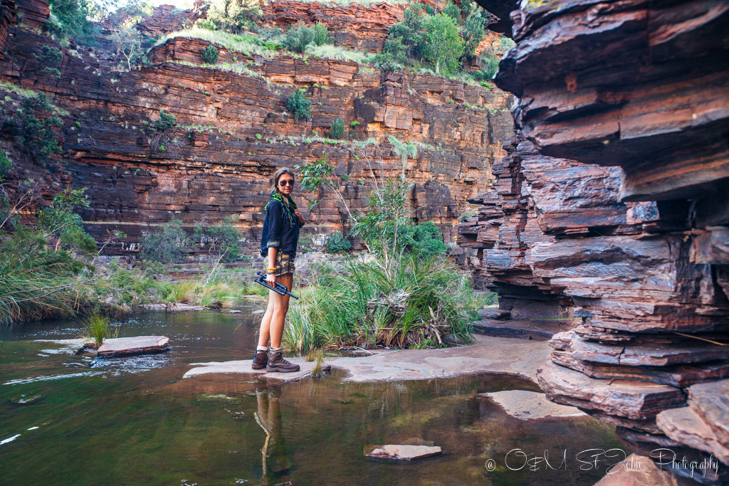 Dales Gorge trail. Karijini National Park. Western Australia