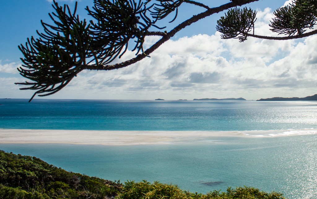 Views of the Whitehaven Beach, Whitsundays, Australia